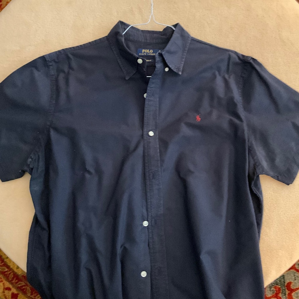 Polo, Ralph Lauren, Short Sleeved Button Up, XL